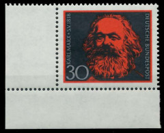 BRD BUND 1968 Nr 558 Postfrisch ECKE-ULI X30FE22 - Unused Stamps