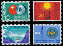SCHWEIZ 1967 Nr 858-861 Postfrisch S2D4446 - Unused Stamps