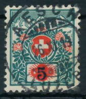 SCHWEIZ PORTOMARKEN 1910-1924 Nr 38 Zentrisch Gestempelt X6B6236 - Impuesto