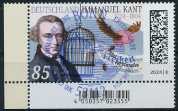 BRD BUND 2024 Nr 3824 ESST Zentrisch Gestempelt ECKE-ULI X76B10A - Used Stamps