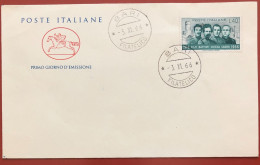 ITALY - FDC - 1966 - 50th Anniversary Of The Death Of Cesare Battisti, Damiano Chiesa, Fabio Filzi And Nazario Sauro - FDC