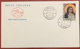 ITALY - FDC - 1966 - 7th Centenary Of Giotto's Birth - FDC