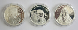 Enchère FLASH : 3 Monnaies Françaises En ARGENT - Qualité FDC - Lots & Kiloware - Coins
