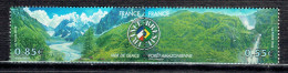 Paysage De France Et Du Brésil (paire Se Tenant) : émission Conjointe Avec Le Brésil - Unused Stamps