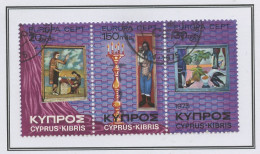 Chypre - Cyprus - Zypern 1975 Y&T N°420 à 422 - Michel N°426 à 428 (o) - EUROPA - Se Tenant - Gebraucht