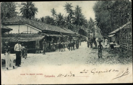 CPA Colombo Ceylon Sri Lanka, Straße Nach Mount Lavinia - Sri Lanka (Ceylon)