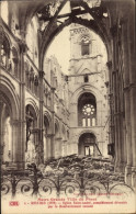 CPA Reims-Marne, Kirche Saint André Durch Die Bombardierung - Autres & Non Classés
