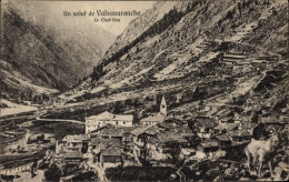 CPA Valsavarenche Aostatal, Le Chef Lieu, Teilansicht - Sonstige & Ohne Zuordnung