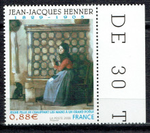 Jean-Jacques Henner : "Jeune Fille Se Chauffant Les Mains à Un Grand Poêle) - Unused Stamps