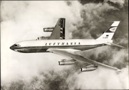 CPA Deutsches Passagierflugzeug, Lufthansa Boeing Jet 720 B, D-ABOH - Autres & Non Classés