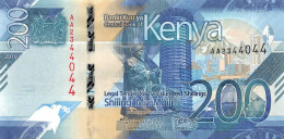 Kenya 200 Shilling 2019  Uncirculated - Kenya