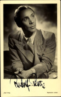 CPA Schauspieler Rudolf Platte, Portrait, Autogramm - Acteurs