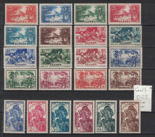 Guinée 1939-1940 - Yvert 125 à 146 Neuf SANS Charnière - Artisanat, Arbres - Unused Stamps