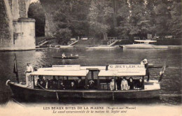 S22-030 Les Beaux Sites De La Marne - Nogent Sur Marne - Le Canot Excursionniste De La Maison G. Seyler Ainé - Nogent Sur Marne