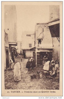 CPA MAROC - TANGER - Fontaine Dans Un Quartier Arabe - Tanger