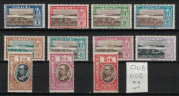 Oubangui Chari 1930 - Yvert Taxe 12 à Taxe 22 Neuf SANS Charnière - Mobaye, Emile Gentil - Unused Stamps