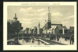 AK Paris, Exposition Coloniale Internationale 1931, Grande Avenue Des Colonies  - Expositions