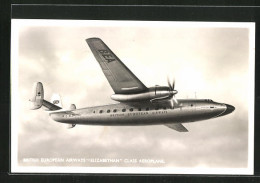 AK British European Airways Elizabethan In Der Luft  - 1946-....: Era Moderna