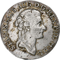 Pologne, Stanislaus Augustus, 4 Groschen, 1 Zloty, 1788, Argent, TTB, KM:208.1 - Polonia