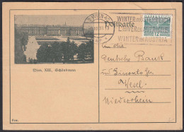 Österreich - Austria Bildpostkarte 1933 Schönbrunn Frankiert 12 Gr.   (65022 - Briefe U. Dokumente