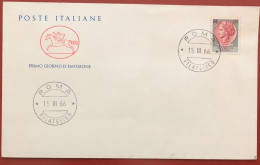 ITALY - FDC - 1966 - Siracusana - Complementary Values - FDC