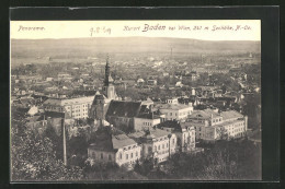 AK Baden, Panoramablick Auf Den Kurort  - Other & Unclassified