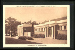 CPA Seiches-sur-le-Loir, Les Tanneries Angevines, Etablissement De Bains-Douches  - Seiches Sur Le Loir