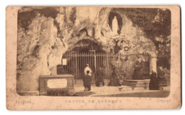 Photo Provost, Toulouse, Rue Louis Napoleon 23,  Vue De Lourdes, Grotte De Lourdes Avec Marienstatue  - Orte