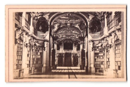 Fotografie F. Frankhauser, Admont, Ansicht Admont, Innenansicht Der Klosterbibliothek  - Orte