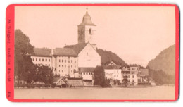 Fotografie Würthle & Spinnhirn, Salzburg, Schwarzstr. 7, Ansicht St. Wolfgang, Blick Auf Den Ort Mit Wallfahrtskirche  - Lieux