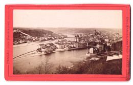 Fotografie Emil Wangemann, Passau, Ansicht Passau, Partie An Der Deltamündung  - Places