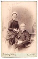 Photo Milton G. Wilde, Blackpool, 34 Talbot Road, älteres Paar Im Portrait  - Anonyme Personen