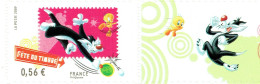 Fête Du Timbre : Looney Tunes Grosminet Et Titi (timbre Autoadhésif De Feuillet) - Neufs
