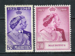 Mauricio 1948. Yvert 219-20 ** MNH. - Mauritius (...-1967)