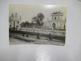 Viet Nam /hanoi Van Mieu    The Temple Et Literature 1922 Neuve Carte Postale   Photo Glassée - Vietnam