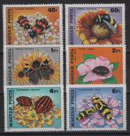 Hongrie - N°2703 à 2708 - Insectes - ** Neuf Sans Charniere - Cote 5€ - Neufs