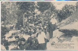 Bayeux (14 Calvados) Pèlerinage à Lourdes Du Diocèse De Bayeux 2/7 Août 1908 Le Chemin De Croix Les Pèlerins édit Dubosq - Bayeux