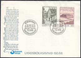 Färöer - Faeroe Islands 1978 Mi.39-40 FDC Nationalbibliothek     (65095 - Féroé (Iles)