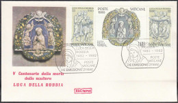 Vatican City -  FDC 1982 Pope John Paul The 2nd Michel 805-07   (65113 - Autres & Non Classés