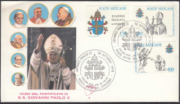 Vatican City -  FDC 1979 Pope John Paul The 2nd Michel 736-38   (65111 - Other & Unclassified