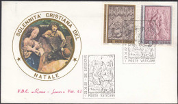 Vatican City -  FDC 1982 Pope John Paul The 2nd Michel 814-15 Christmas   (65112 - Other & Unclassified