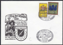 Düren 1978 Umschlag Mit SST 25 Jahre Kaserne Gürzenich-Wald     (65221 - Autres & Non Classés
