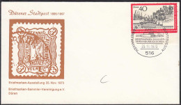 Düren 1973 Umschlag Mit SST Stadtpost Und Ausstellung     (65222 - Other & Unclassified