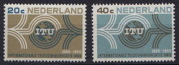 Niederlande  Mi. 840-841 Postfrisch 100 Jahr ITU 1965 (80045 - Andere & Zonder Classificatie
