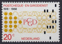 Niederlande  Mi. 893 Postfrisch 50 Jahre Niederländisches Postscheck 1968 (80060 - Other & Unclassified