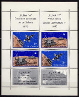 RUMÄNIEN - ROMANIA 1971 Mi.Block 82 ** Raumfahrt Luna 16 + 17   (87107 - Sonstige & Ohne Zuordnung