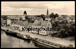 ÄLTERE POSTKARTE UECKERMÜNDE BLICK AUF DAS ALTE BOLLWERK FRACHTSCHIFFE SCHIFF SCHIFFE Ansichtskarte AK Postcard Cpa - Ückermünde