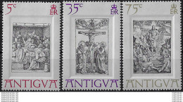 1971 Antigua Works By Durer 3v. MNH SG N. 300/02 - Altri & Non Classificati
