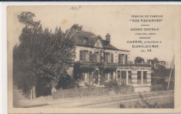 Blonville Sur Mer (14 Calvados) Pension De Famille "Nos Vacances" Caffin - édit. Champdor - Autres & Non Classés