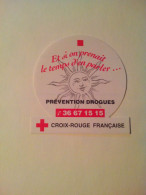 Autocollant L'assurance Croix-Rouge Prévention Drogues - Adesivi